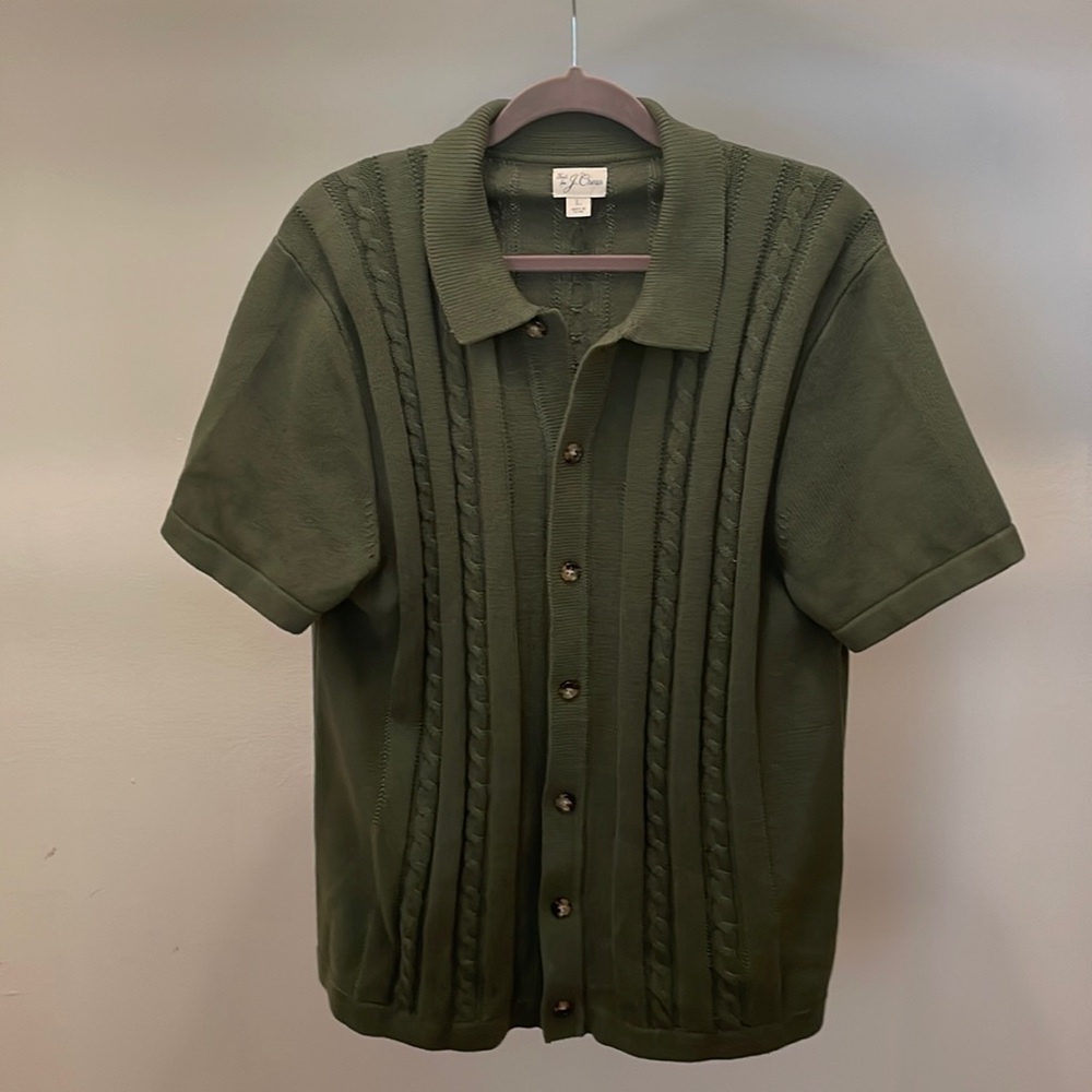 J Crew Knit Button Down